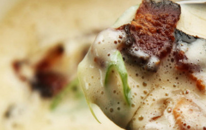 LCHF cvetačna juha s slanino